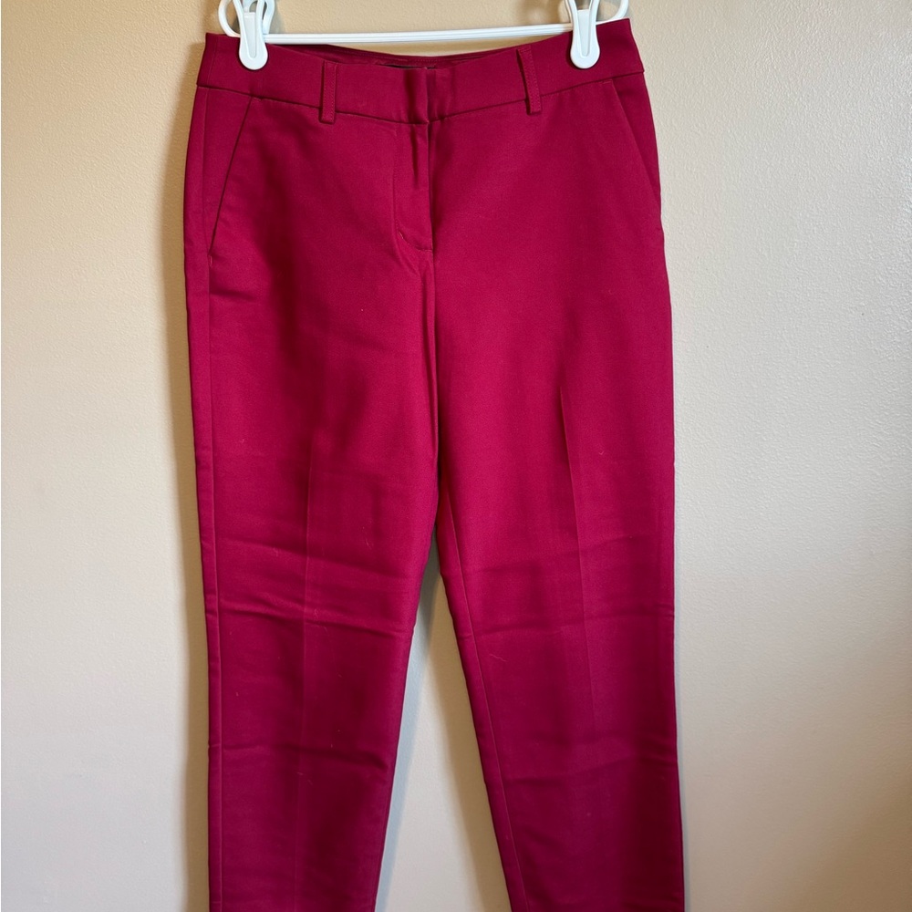 Express Red Ankle Pants